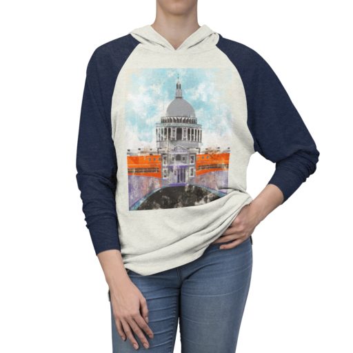 London Architecture Unisex Tri-Blend Hoodie