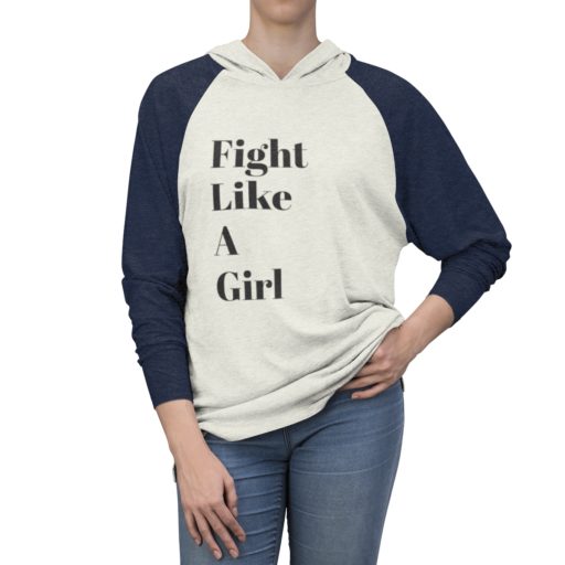 Fight Like A Girl Unisex Tri-Blend Hoodie