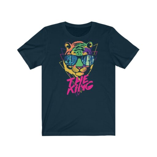 Cool Tiger with Sunglasses is The King Unisex Jersey