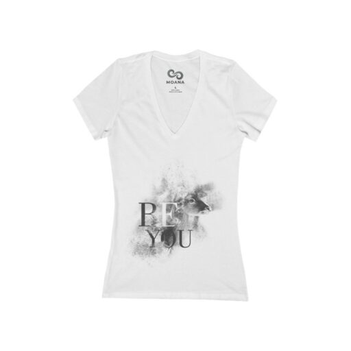 Be You Quote with Drawn Dear Women's Jersey