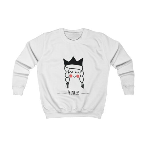 Princess Illustration Kids Sweatshirt