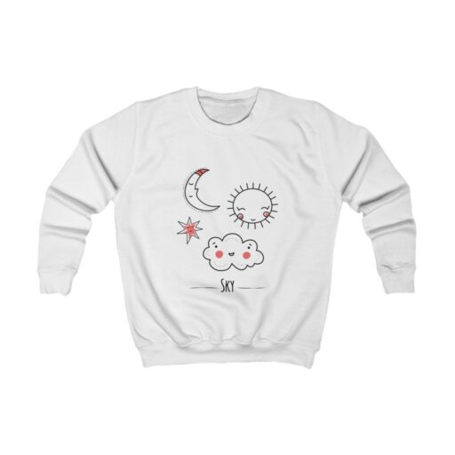 Sky Illustration Kids Sweatshirt