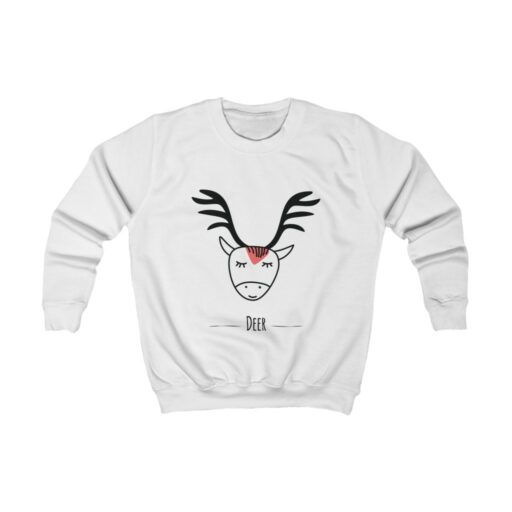 Deer Illustration Kids Sweatshirt