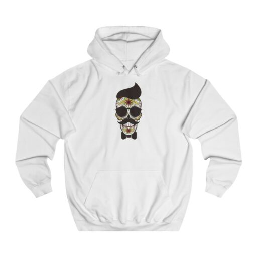 Modern Skull Style Unisex College Hoodie