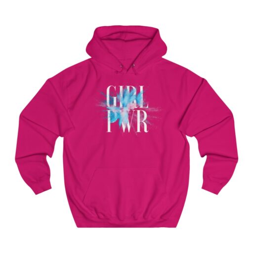 Girl Power Unisex College Hoodie