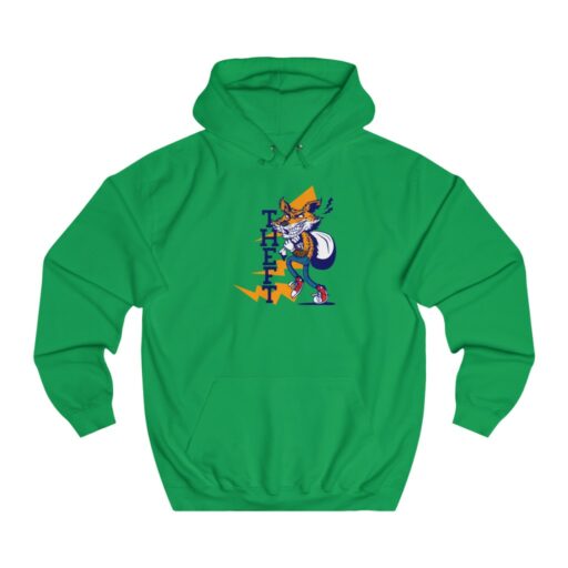 Theft Fox Unisex College Hoodie