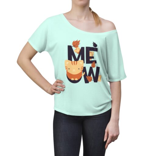 Meow Kitty Women's Slouchy top