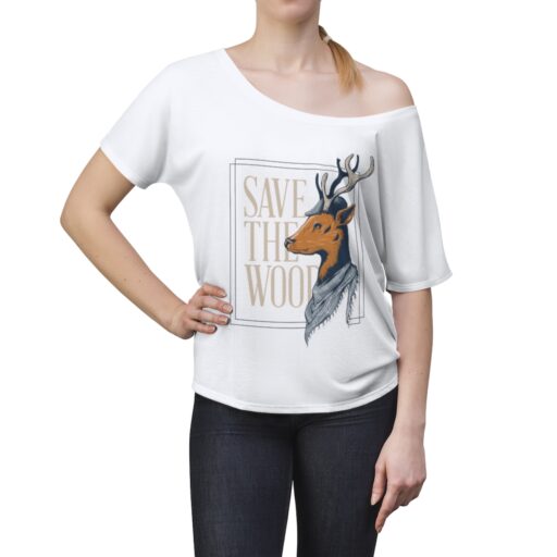 Save The Wood Women's Slouchy top